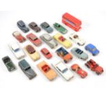 Dinky Toys, Twenty-two loose die-cast models including 132 Packard