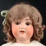 Armand Marseille, Germany, bisque head doll, 390 head stamp, 60cm.