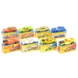 Eight boxed Lesney Matchbox Superfast Series models