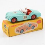 Dinky Toys die-cast model no.111 Triumph TR2 Sports car