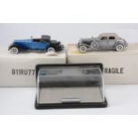 Franklin Mint 1:24 scale models, 1933 Dusenberg J and 1933 Dusenberg SJ Twenty Grand