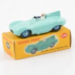 Dinky Toys die-cast model no.238 Jaguar Type D Racing car