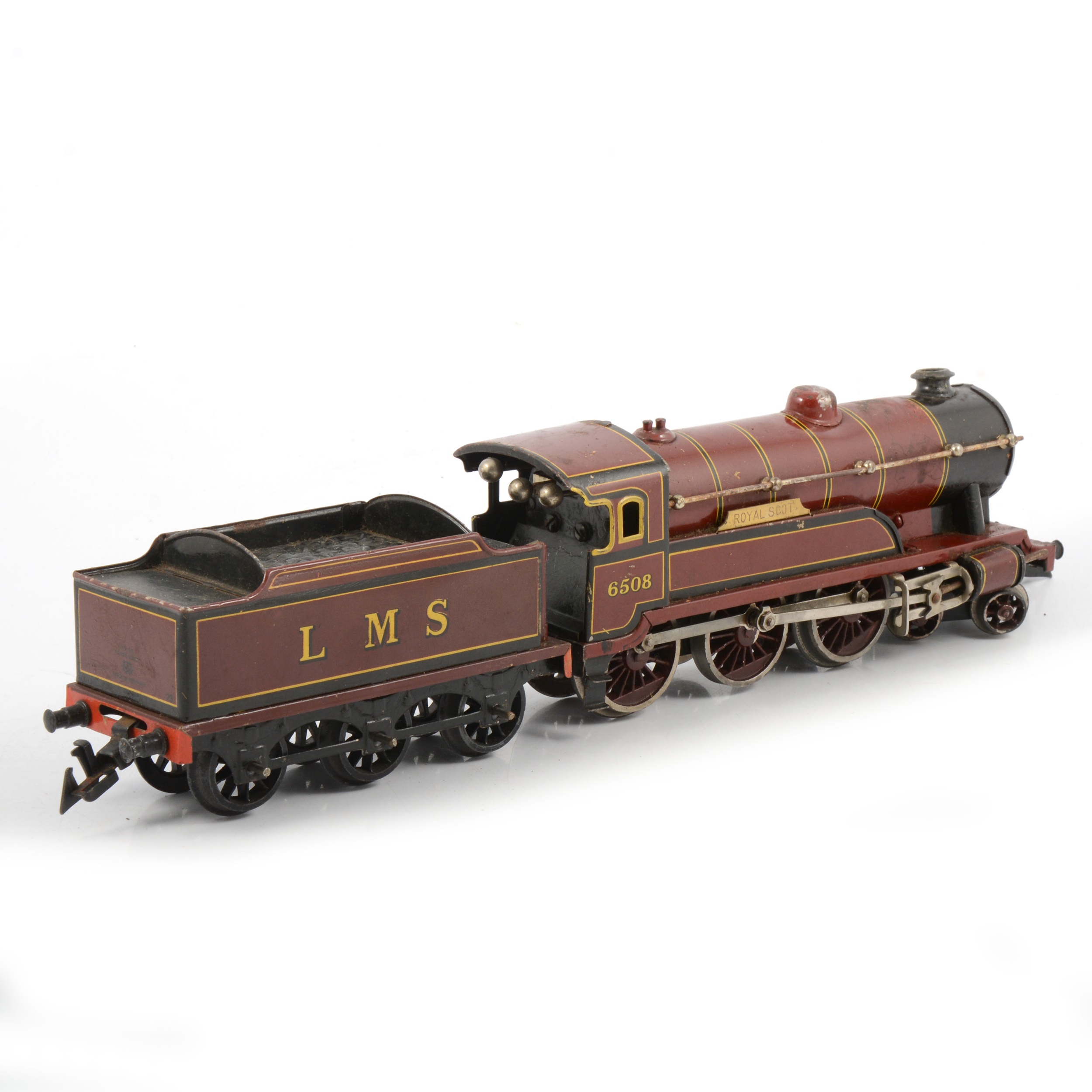 Bing Germany O gauge model railway clock-work locomotive; 4-6-0 LMS 'Royal Scot' - Image 2 of 3