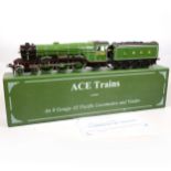 ACE trains O gauge model railway locomotive and tender, LNER 4-6-2, 'Papyrus'