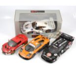 Four UT models and Jadi 1:18 scale model racing cars