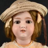 Armand Marseille, Germany, bisque head doll, 390 / 12 head stamp, 75cm