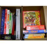 Vintage boardgames; ten including Heroes of the Maze; Bigfoot Game etc