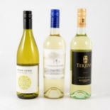 Assorted New World white table wines