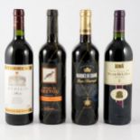 Assorted Spanish and Italian red table wines