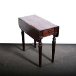 Victorian mahogany Pembroke table,