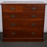 Edwardian walnut chest of drawers