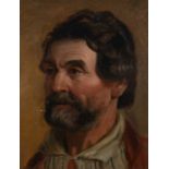 Attributed to James Clarke Hook, Head of an Italian Peasant,