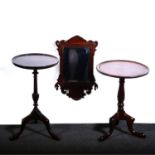 Two wine tables and a pierglass