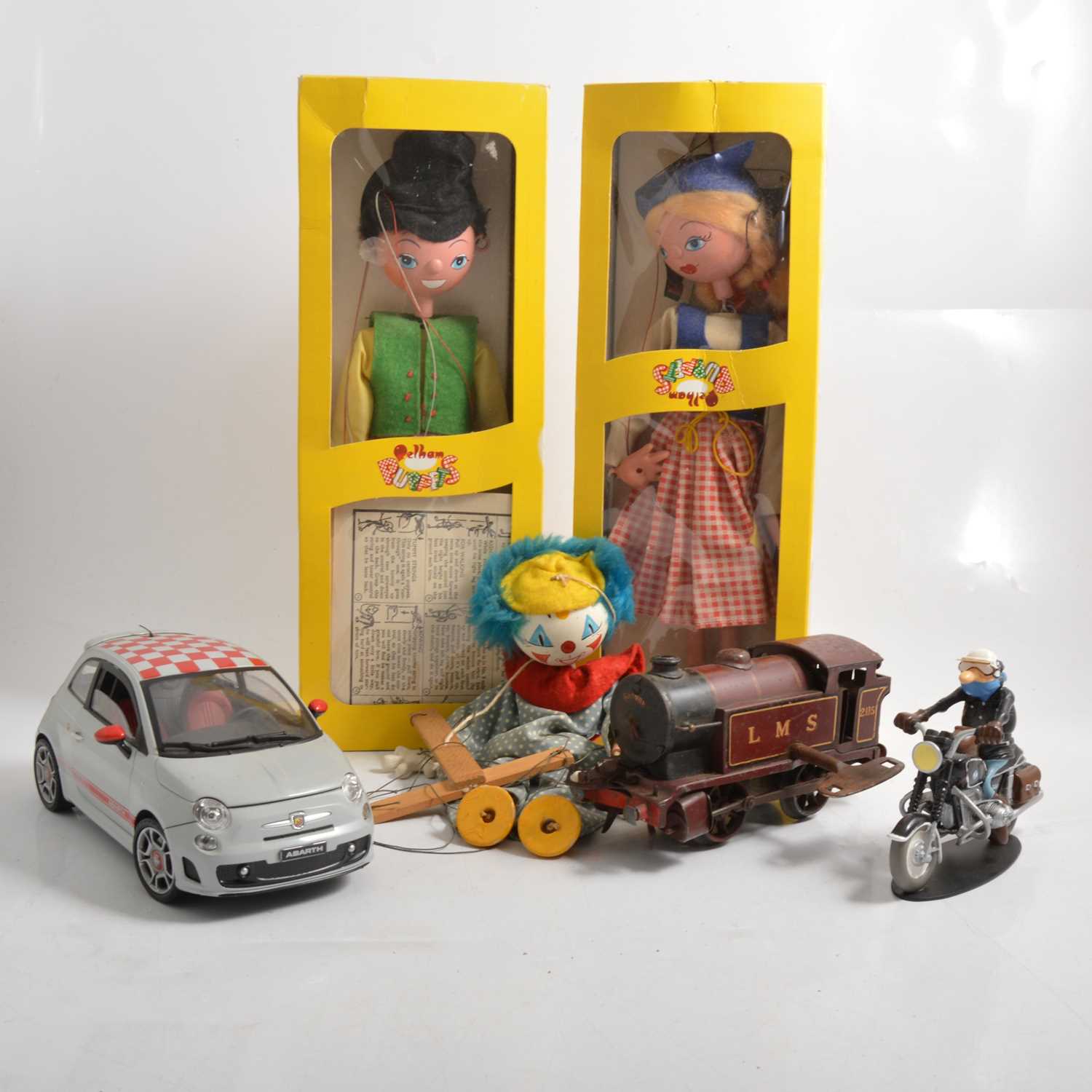 Mixed toys and models; including three Pelham Puppets; Hornby O gauge LMS 0-4-0 etc - Image 3 of 3