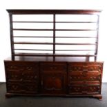 Victorian oak dresser,