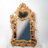 Modern gilt composition pier glass