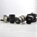 Digital SLR camera equipment, to include two Canon EOS 50D camera bodies etc.