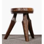 Jack Grimble of Cromer, a tripod stool