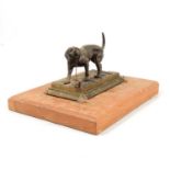 Manner of Jules Mene, Tethered Bloodhound,