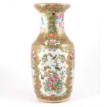 Cantonese famille rose vase,