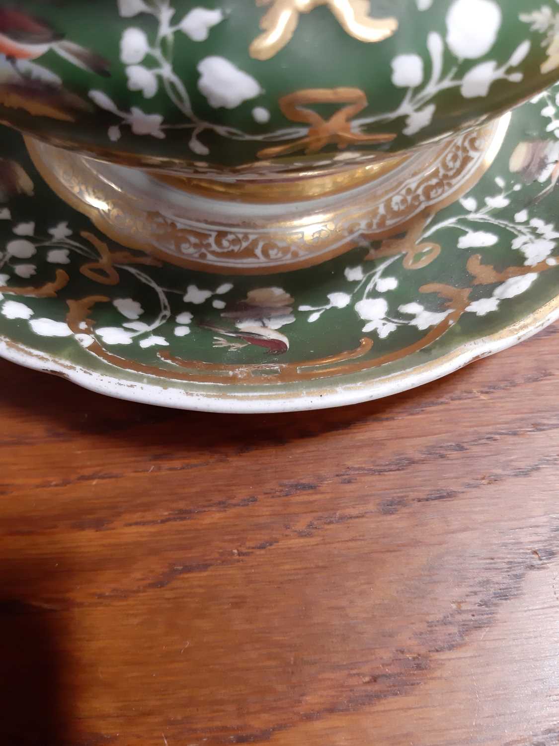 Rose & Co Coalport sauce tureen and stand. - Bild 12 aus 13