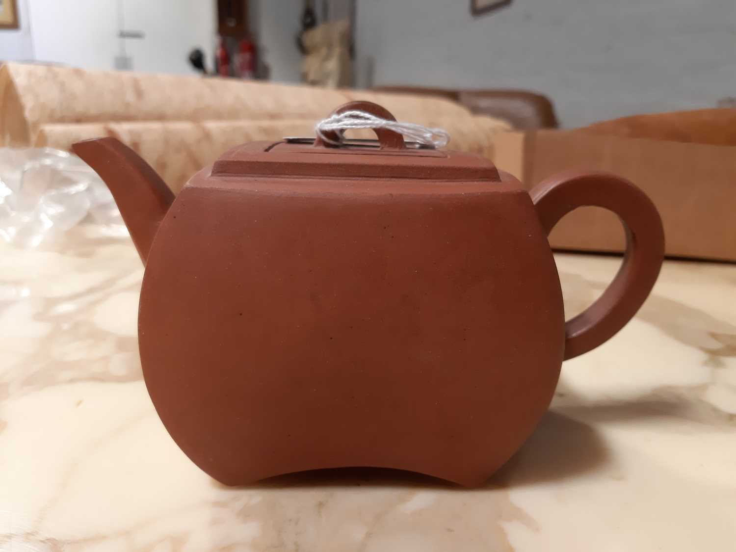 Five Chinese redware teapots, - Image 20 of 39