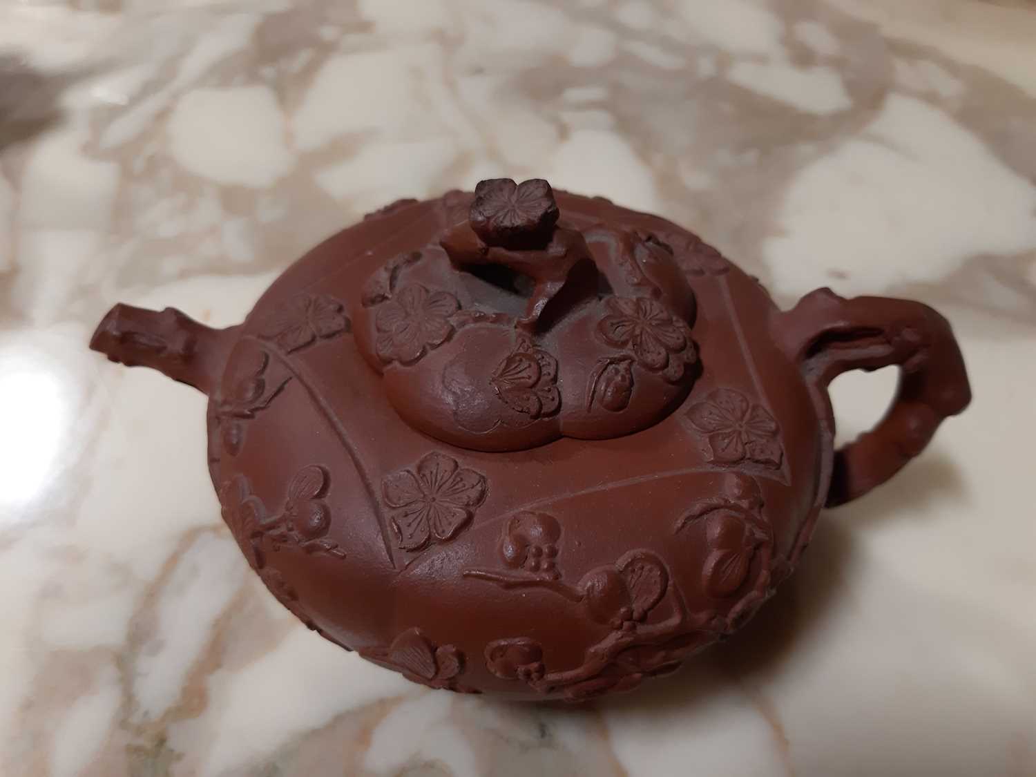 Five Chinese redware teapots, - Image 32 of 39