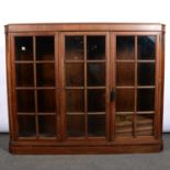 Walnut bookcase,