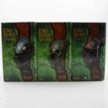 Three Sideshow Weta Collectibles, three 1:4 scale Lord of the Rings