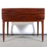 George IV mahogany Pembroke table,