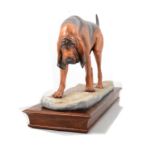 Albany Fine China model of a Bloodhound,
