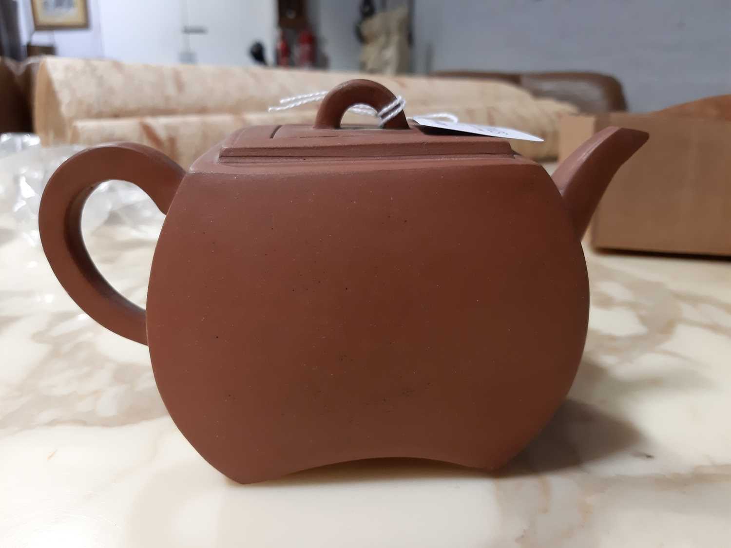 Five Chinese redware teapots, - Image 22 of 39