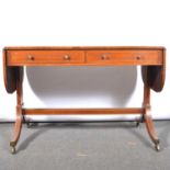 Regency rosewood sofa table,