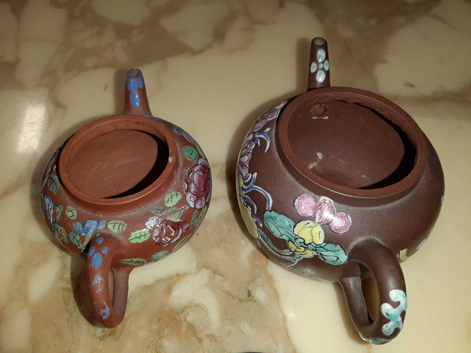 Chinese redware teapots and a jug, - Bild 19 aus 28