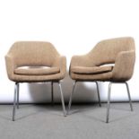 Pair of retro chairs, perhaps 1960's,