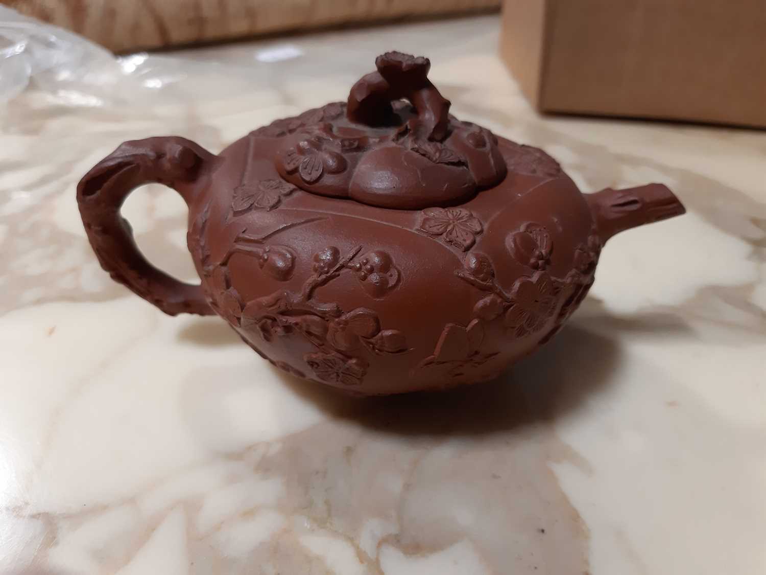 Five Chinese redware teapots, - Image 30 of 39