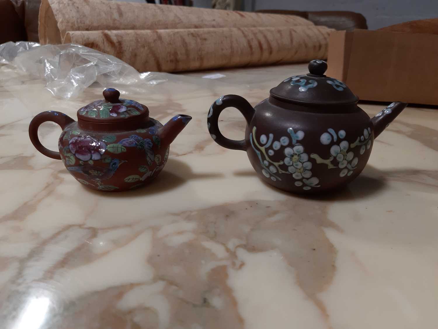 Chinese redware teapots and a jug, - Bild 17 aus 28