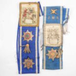 Oddfellows Manchester Unity and other branch sashes.