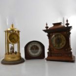 American mantel clock and two others.