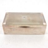 A silver cigarette/jewel box by John Rose.