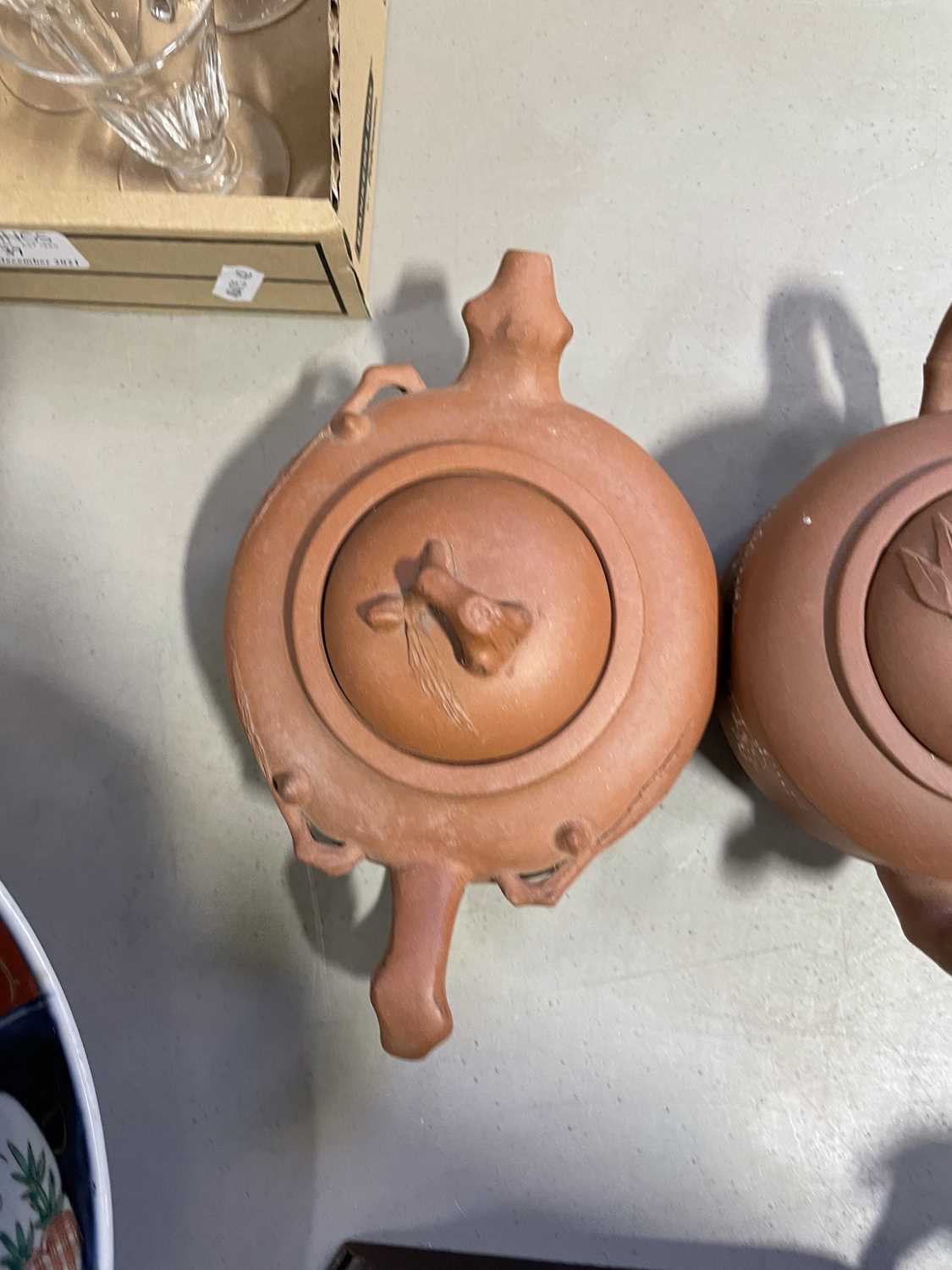 Five Chinese redware teapots, - Image 3 of 39