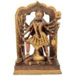 Collection of brass, bronze and other HIndu deities,