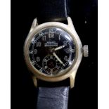 A 1940's/1950's? stainless steel boy's size Rolex Sky Rocket manual wind wrist watch, on later