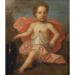 Late 18th Century English Schooloil on canvasFull length portrait of a child wearing classical robes