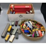 A quantity of Hornby OO gauge model railway and a small collection of Matchbox and other die cast