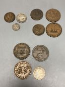 Canada, 19th century coins and tokens, 25 Cents 1883H and 1872H, both VF, 10 Cents 1880H, VF, Nova