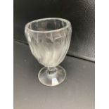 A cut sweetmeat glass, c.1780, 15cmCONDITION: Andrew Rudebeck collection.