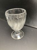 A cut sweetmeat glass, c.1780, 15cmCONDITION: Andrew Rudebeck collection.