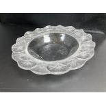 A Lalique glass dish, post war, 27.5cmCONDITION: Andrew Rudebeck collection.
