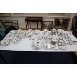 A Royal Worcester Evesham pattern dinner, tea and coffee service